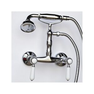 Смеситель для душа Magliezza Bianco 50111-1-cr в комплекте с лейкой TL-1-cr (хром)
