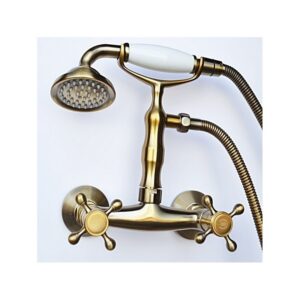 Смеситель для душа Magliezza Classico 50112-3-br в комплекте с лейкой TL-3-br (бронза)