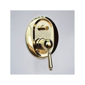 Встроенный смеситель с переключателем Magliezza Collana 50146-do (золото)