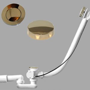 СЛИВ/ПЕРЕЛИВ С ГОФРОТРУБОЙ, ЦВЕТ ЗОЛОТО